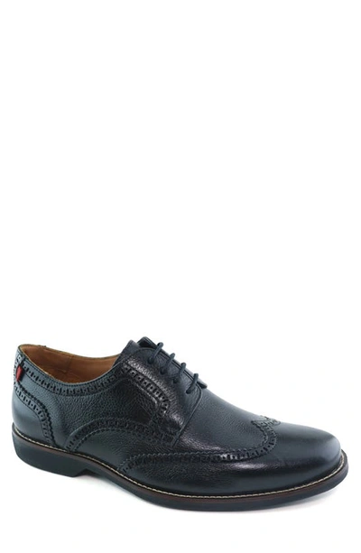 Marc Joseph New York Concord Lane Wingtip In Black Napa Soft