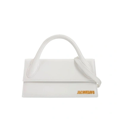 Jacquemus Le Chiquito Long Tote Bag In White