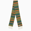 Marni Striped Scarf In Green