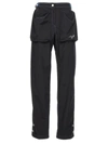 Pucci Logo-embroidered Cargo Pants In Black