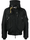 Parajumpers Gobi  - Hooded Down Bomber Clothing In Black