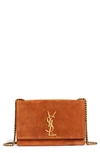 SAINT LAURENT SMALL KATE SUEDE SHOULDER BAG