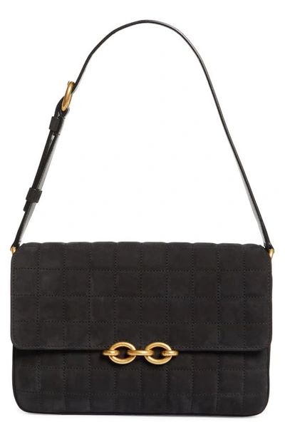 Saint Laurent Le Maillon Shoulder Bag In Noir