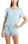 Honeydew Intimates Something Sweet Short Pajamas In Clover Rainbows