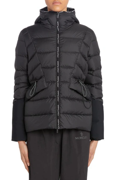 Moncler Sittang Hooded Down Puffer Jacket In Black