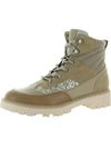 Dolce Vita Pippa Womens Glitter Lace Up Hiking Boots In Beige