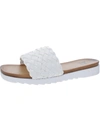 Dirty Laundry Enjoy It Woven Slide Sandal In White