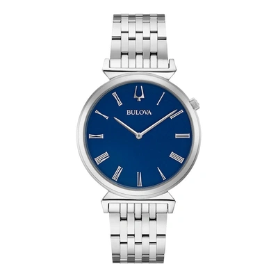 Bulova Men's 96a233 Regatta 38mm Quartz Watch In Blue