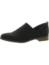 Dr. Scholl's Shoes Rate Womens Padded Insole Slip On Loafers In Black