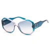 Ferragamo Women's Sf942s-6117431 Fashion 61mm Blue Antique Rose Sunglasses In Multi