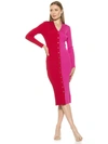 Alexia Admor Gemini Long Sleeve Dress In Pink