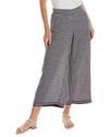 Max Studio Pull-on Crop Wide Leg Pants In Grey