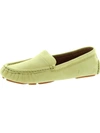 Gentle Souls By Kenneth Cole Mina Driver Womens Comfort Insole Slip On Loafers In Green
