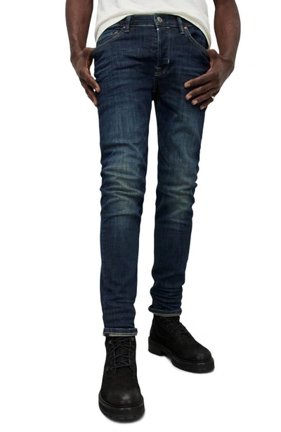 Allsaints Rex Slim Fit Jeans In Indigo