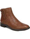 Franco Sarto Marcus Womens Zipper Comfort Booties In Brown