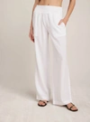 Bella Dahl Smock Waist Wide Leg Pants In White