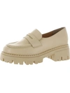 Seychelles Meridian Womens Leather Slip On Loafers In Neutral