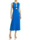 Bcbgmaxazria Womens Cut-out Long Midi Dress In Blue