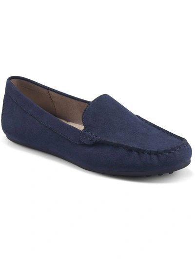 Aerosoles Over Drive Womens Loafer Driving Moccasins In Blue