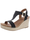 KENNETH COLE REACTION CARD WOMENS OPEN TOE T-STRAP ESPADRILLES