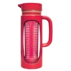Primula Flavor Pure 1.6 Qt. Borosilicate Glass Infusion Pitcher, Opaque Pink In Pink