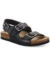 Sun + Stone Sadie Womens Faux Leather Open Toe Ankle Strap In Multi