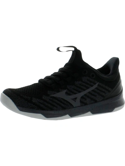 Mizuno Tc-02  Womens Performance Lifestyle Athletic And Training Shoes In Black