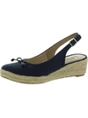Lifestride Keepsake Womens Canvas Wedges Espadrille Heels In Multi