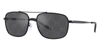 Michael Kors Grey Logo Navigator Mens Sunglasses Mk1133j 1553ai 60 In Black