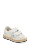 Golden Goose Ball Star Touch-strap Sneakers In White/ Silver