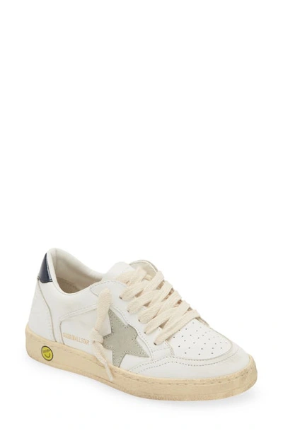 Golden Goose Kids' 'soul Star' White Leather Sneakers