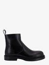 Bottega Veneta Ben Leather Ankle Boots In Black