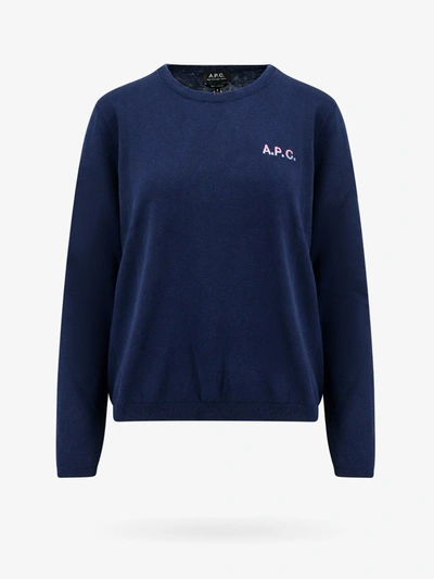 Apc Sweater In Blue