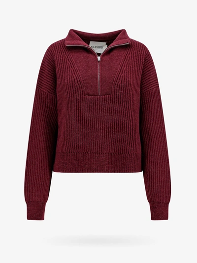 Closed Sweater In Red