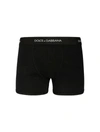 Dolce & Gabbana Elastic Waistband Underwear For Comfort In Black