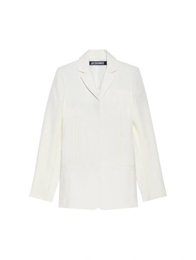 Jacquemus La Veste Caraco Inside In White