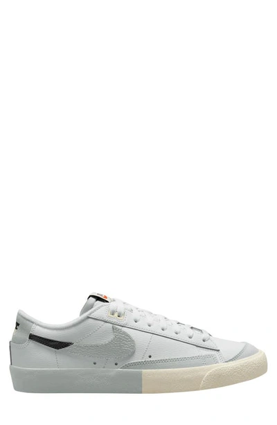 Nike Blazer Low '77 Se Remix Sneaker In Summit White/ Light Silver