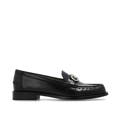 Ferragamo Ofelia Leather Loafers In Black