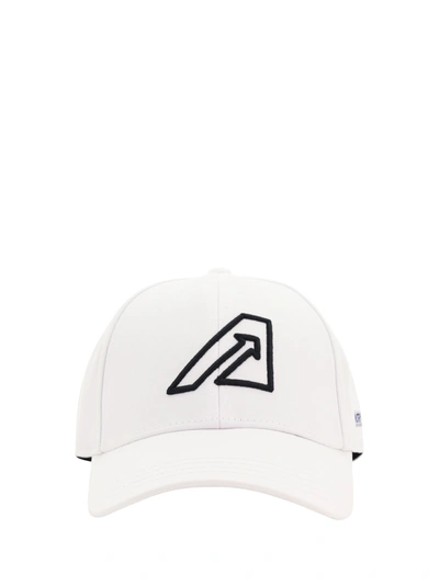 Autry Logo Embroidered Baseball Cap In Wht