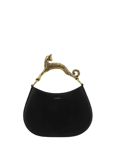 Lanvin Cat-handle Mini Bag In Black