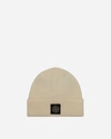 STONE ISLAND WOOL BEANIE NATURAL