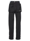 EMILIO PUCCI LOGO NYLON PANTS BLACK