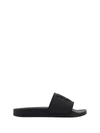 Palm Angels Rubberised Monogram Flat Slides