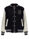 Sacai Navy Blue Interstellar Blouson Jacket