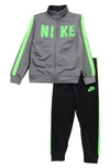 Nike Kids' Cyber Tricot Track Jacket & Joggers Set In Black