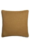 Parachute Linen Accent Pillow Cover In Ochre
