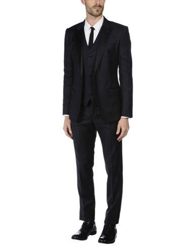 Gucci Suits In Dark Blue