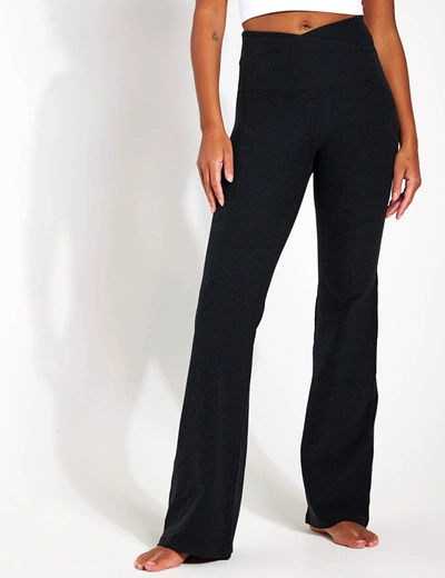 Beyond Yoga Spacedye At Your Leisure Bootcut Pant In Black