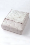 Climarest Allied Home Nikki Chu Velvet/satin Reversible Blanket In Silver