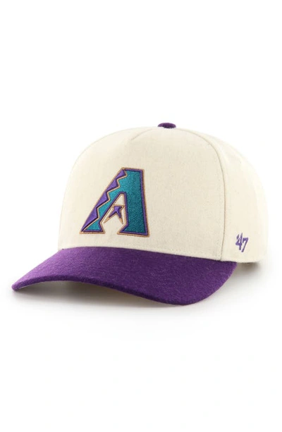 47 X ' Diamondbacks Wool Blend Baseball Cap In Antique/ Purple